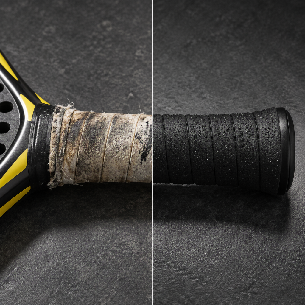 Overgrips de pádel negros del pack de 12 unidades PadelCompleto